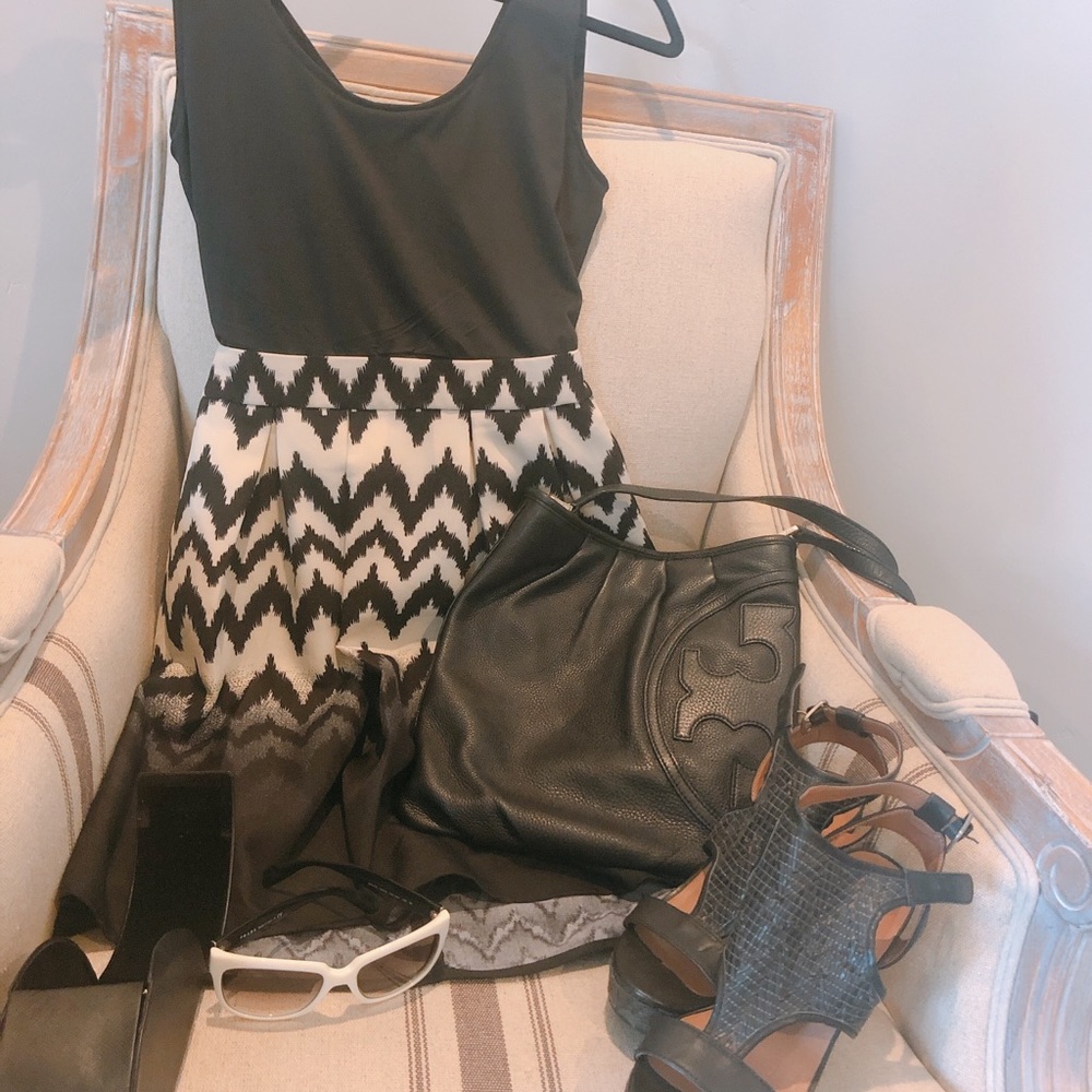 BLACK AND WHITE DRESS!!!